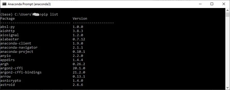 anaconda prompt