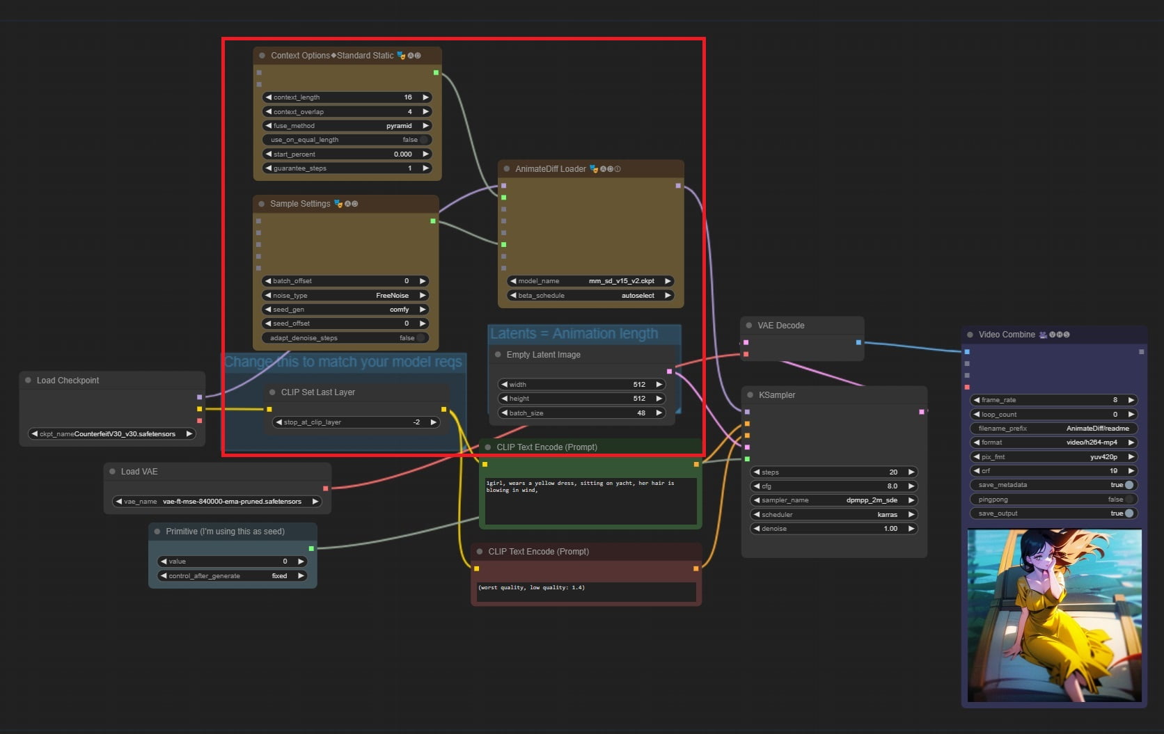 Install animateddiff-evolved